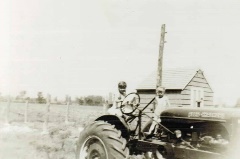 Allis-Chalmers WD tractor, Norma Binkowski _ Gary Peterson - 1945